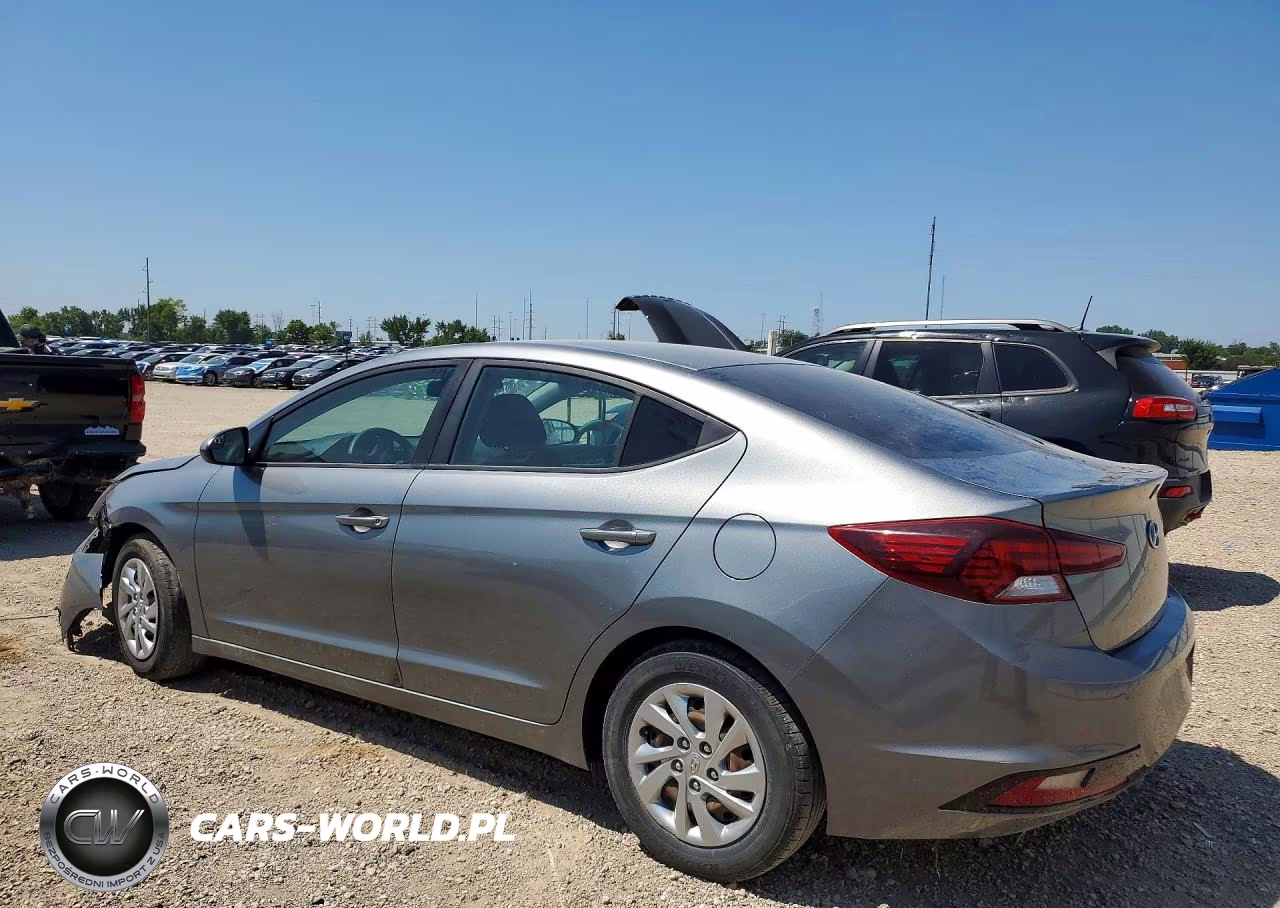 2019 Hyundai Elantra Se VIN:KMHD74LF7KU777206 - 2