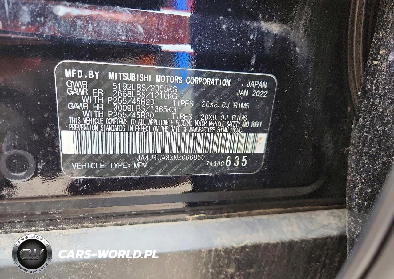 2022 Mitsubishi Outlander Se VIN:JA4J4UA8XNZ066850 - 13