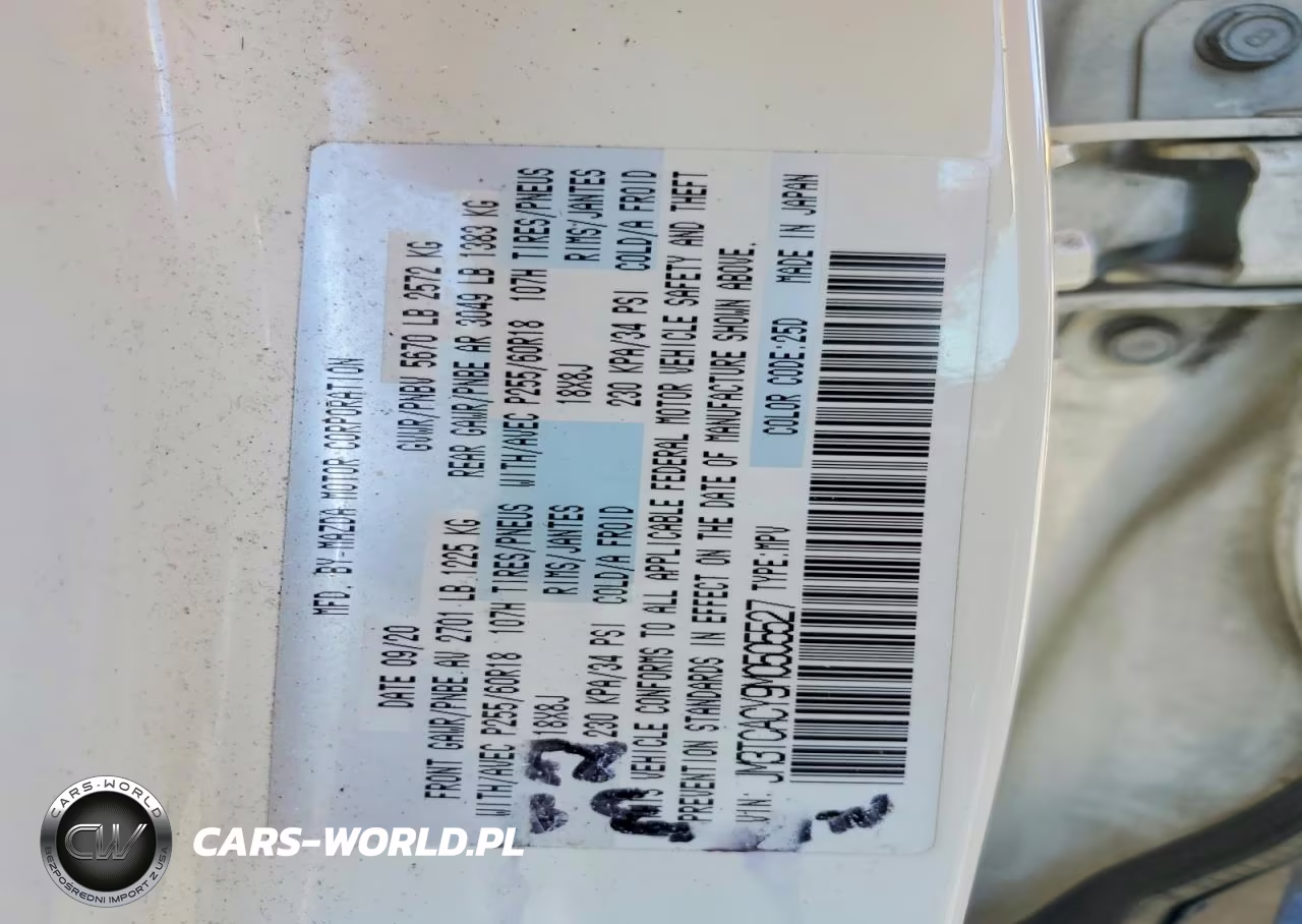 2021 Mazda Cx-9 Touring VIN:JM3TCACY9M0505527 - 13