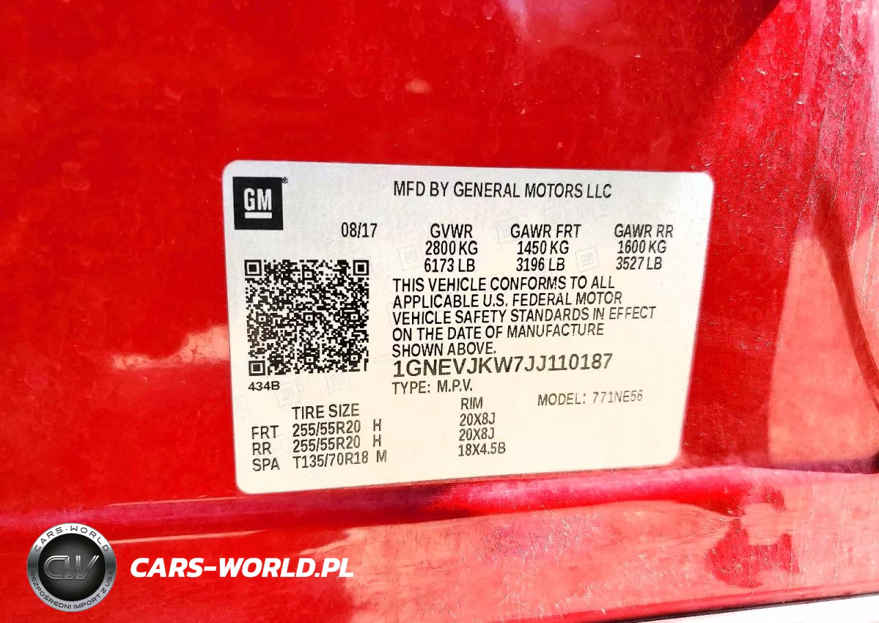 2018 Chevrolet Traverse Premier VIN:1GNEVJKW7JJ110187 - 13