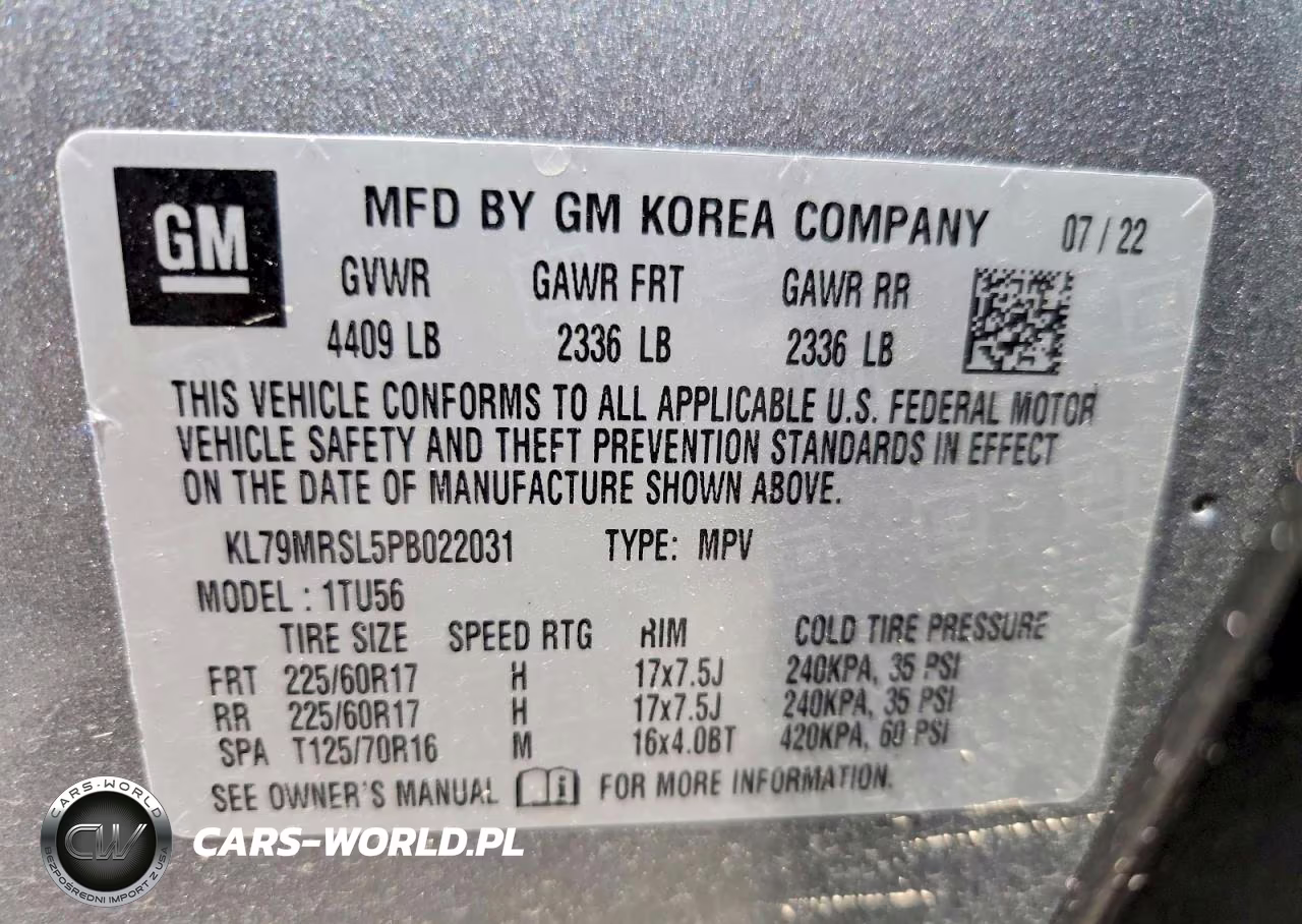 2023 Chevrolet Trailblazer Lt VIN:KL79MRSL5PB022031 - 12
