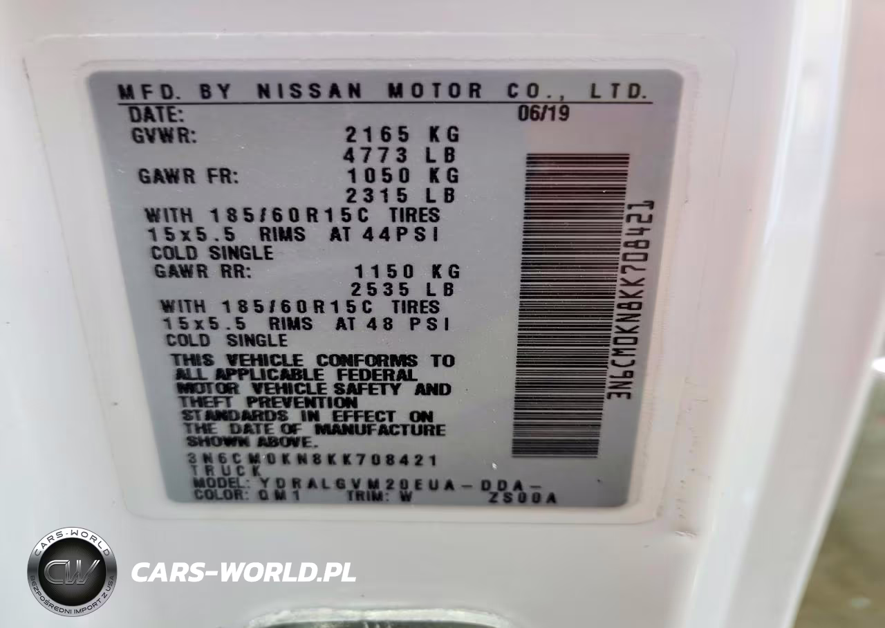 2019 Nissan Nv200 Sv VIN:3N6CM0KN8KK708421 - 12