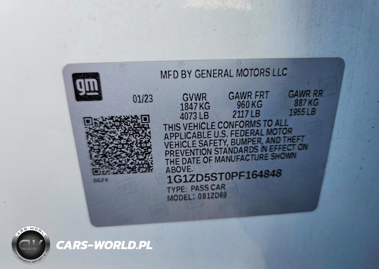 2023 Chevrolet Malibu Lt VIN:1G1ZD5ST0PF164848 - 12
