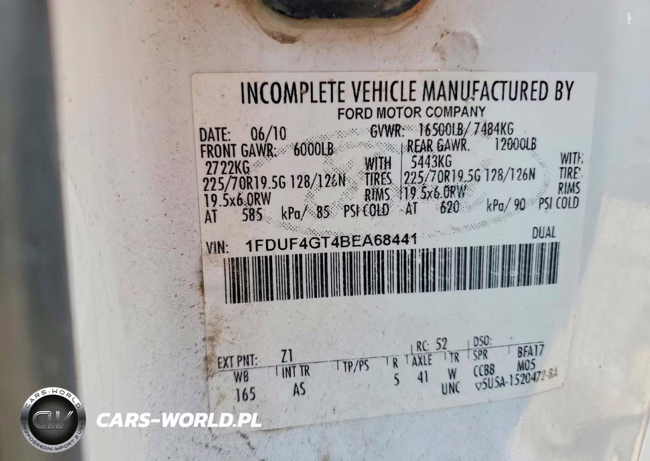 2011 Ford F450 Super Duty VIN:1FDUF4GT4BEA68441 - 12