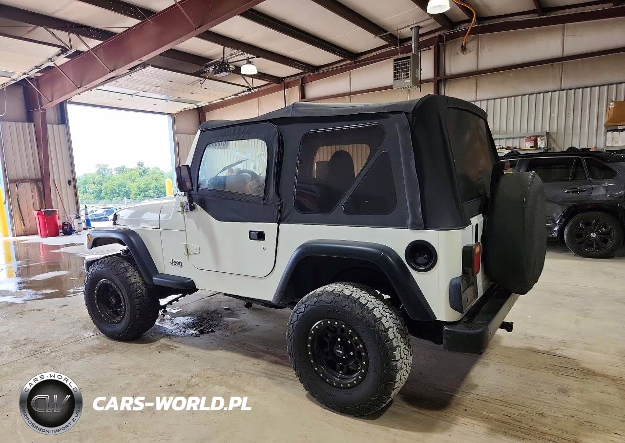2000 Jeep Wrangler - Tj Se VIN:1J4FA29P0YP709155 - 2