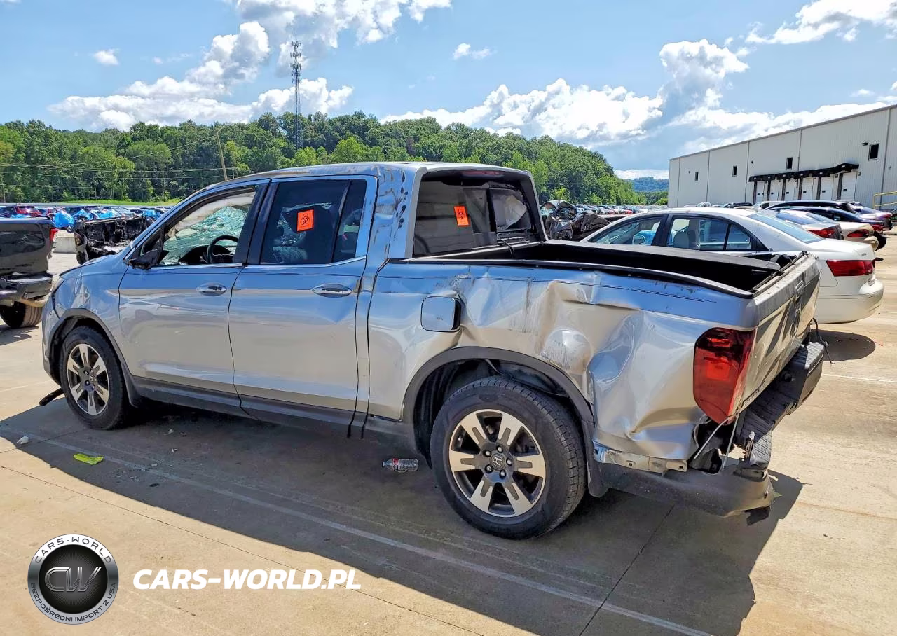 2019 Honda Ridgeline Rtl VIN:5FPYK2F68KB000599 - 2