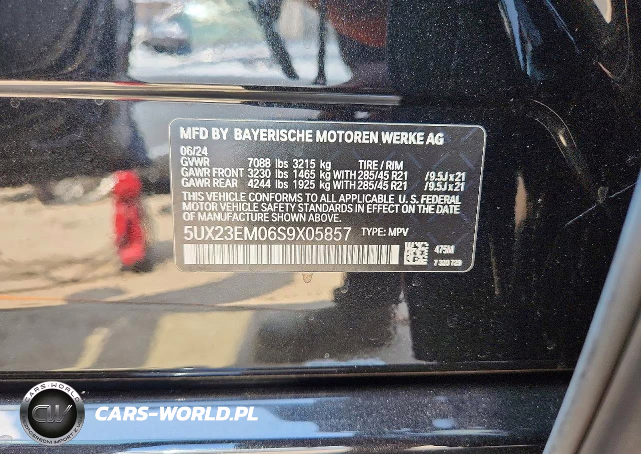 2025 BMW X7 xDrive40I VIN:5UX23EM06S9X05857 - 14