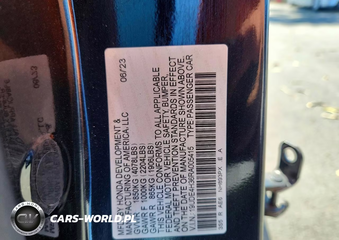 2024 Acura Integra A-Spec VIN:19UDE4H36RA005415 - 13