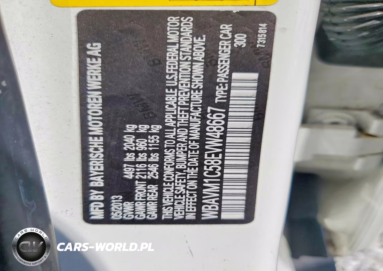 2014 BMW X1 Sdrive28I VIN:WBAVM1C58EVW48667 - 13