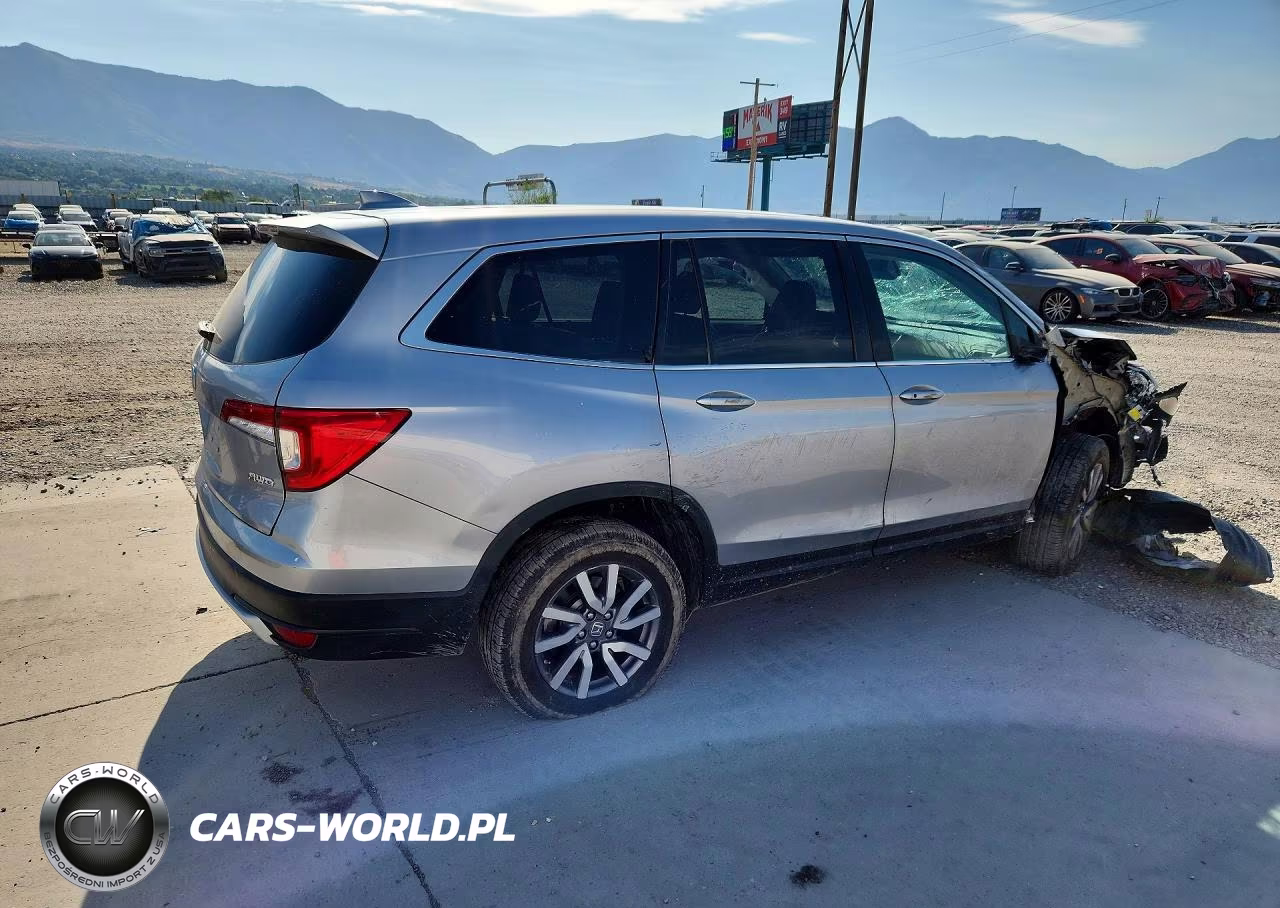 2019 Honda Pilot Exl VIN:5FNYF6H48KB021226 - 3