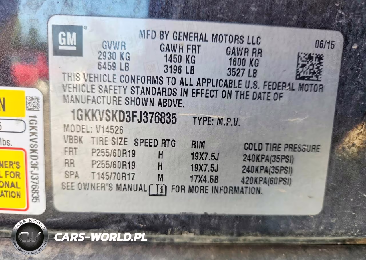 2015 GMC Acadia Slt-2 VIN:1GKKVSKD3FJ376835 - 14