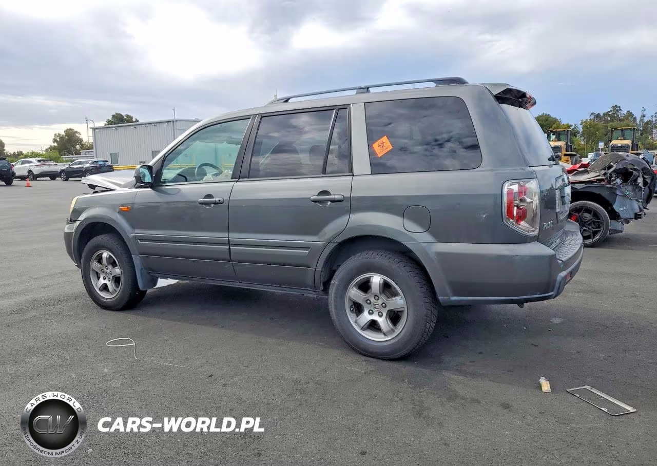 2007 Honda Pilot Exl VIN:2HKYF18757H523004 - 2