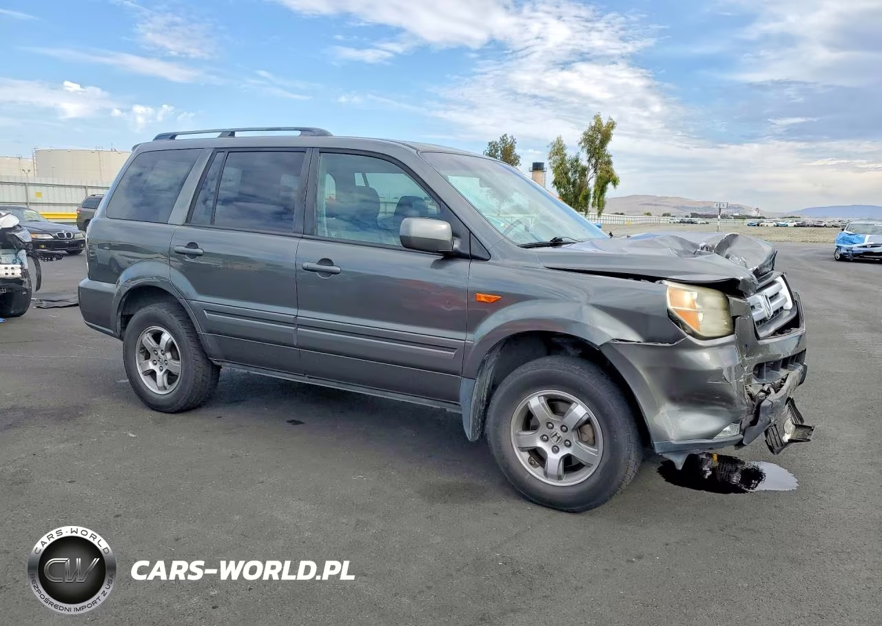 2007 Honda Pilot Exl VIN:2HKYF18757H523004 - 4