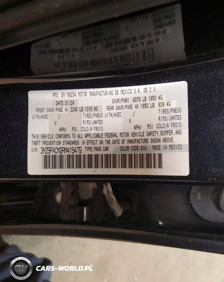 2024 Mazda 3 Preferred VIN:3MZBPACM2RM415479 - 12