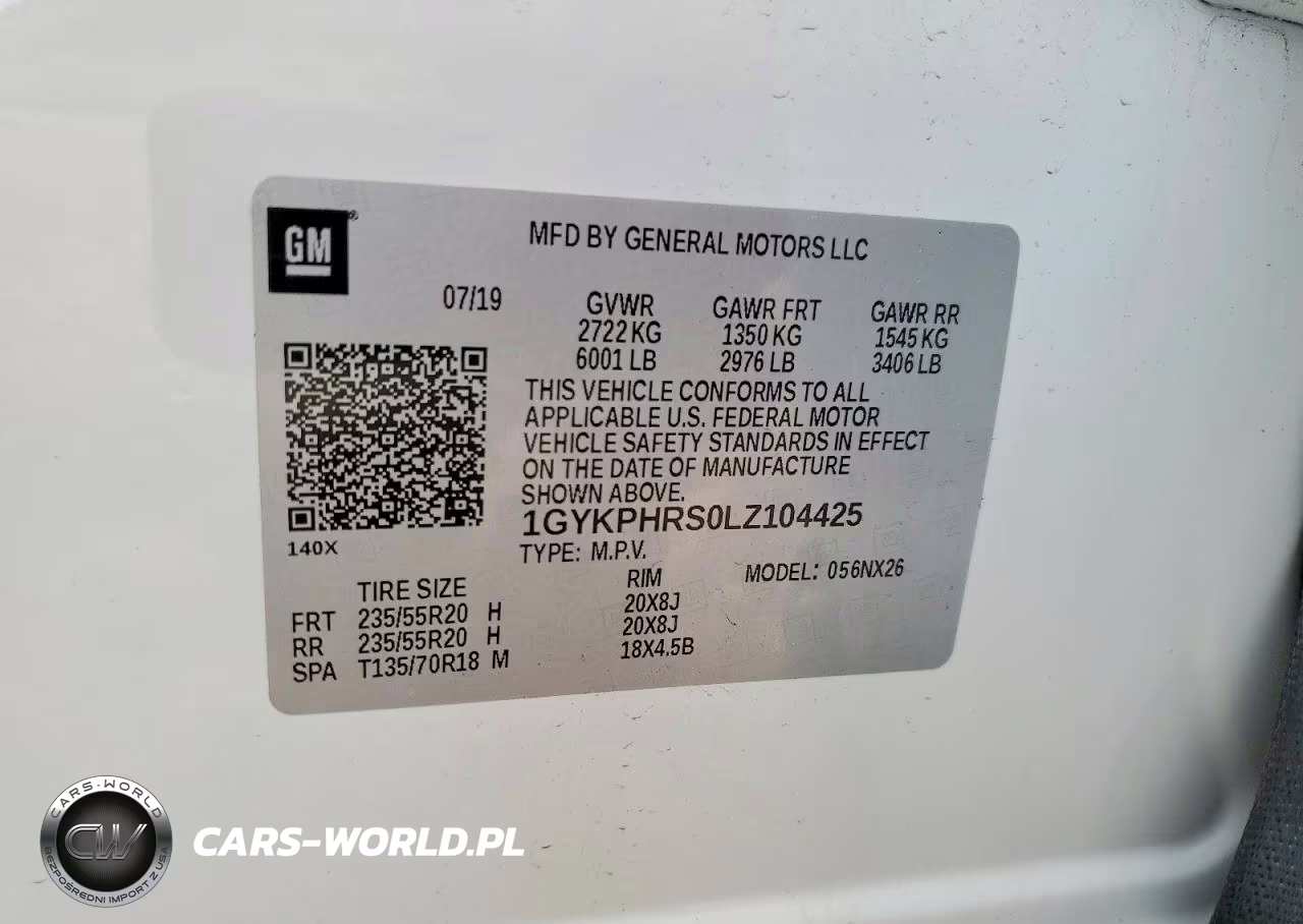 2020 Cadillac Xt6 Sport VIN:1GYKPHRS0LZ104425 - 12