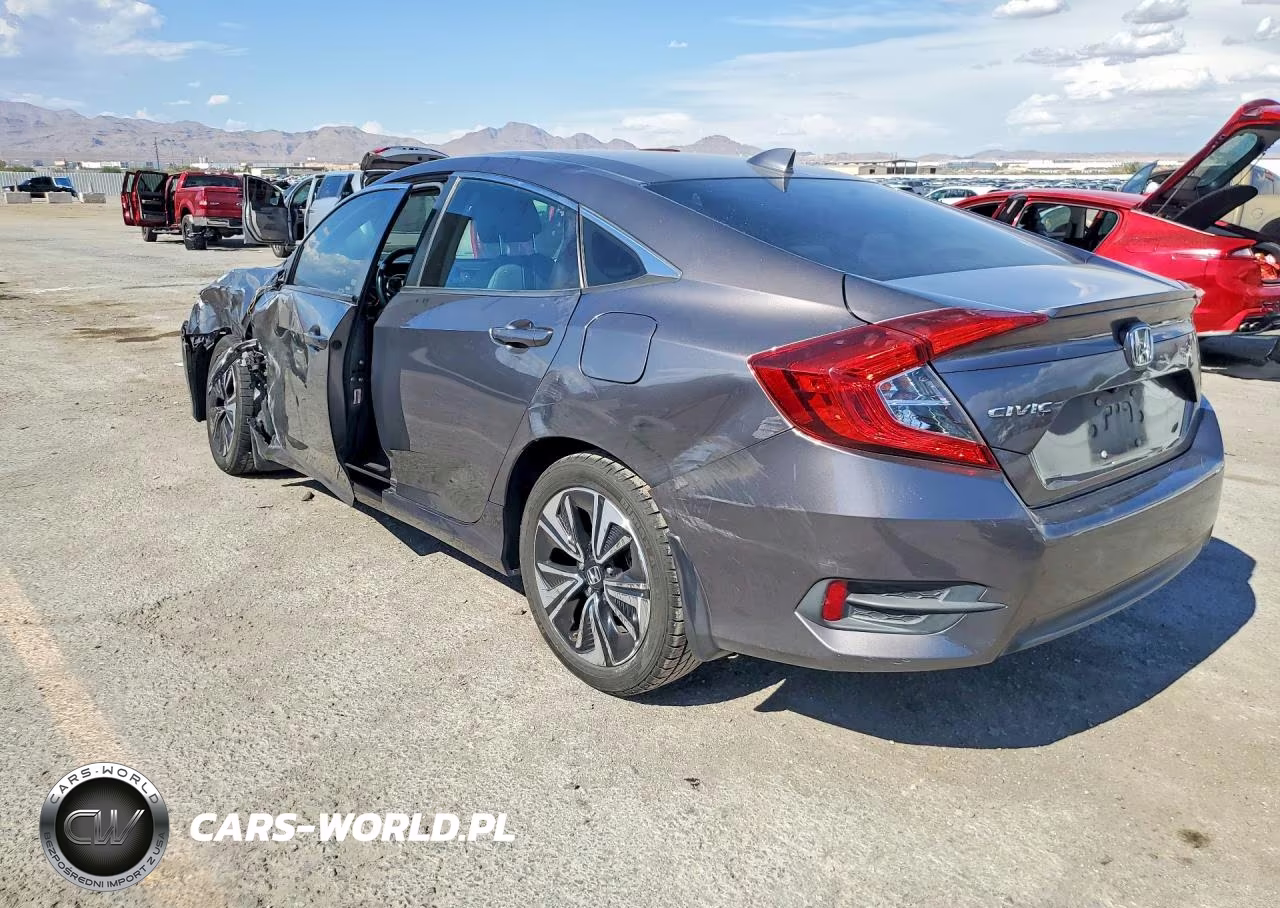 2018 Honda Civic Ex VIN:JHMFC1F35JX001757 - 2