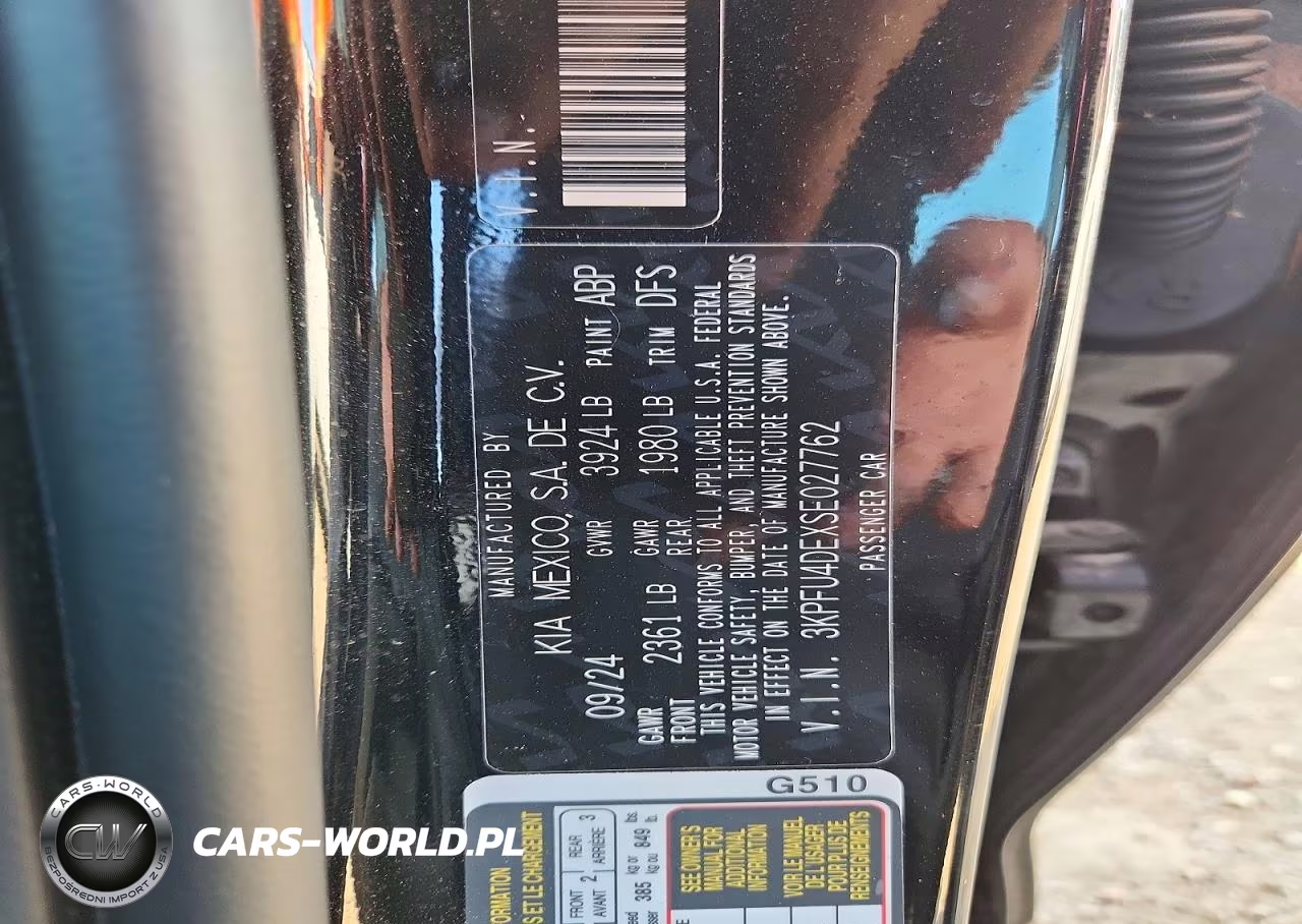 2025 Kia K4 Ex VIN:3KPFU4DEXSE027762 - 12