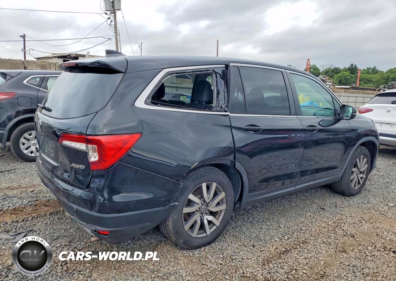 2020 Honda Pilot Exl VIN:5FNYF6H56LB046474 - 3