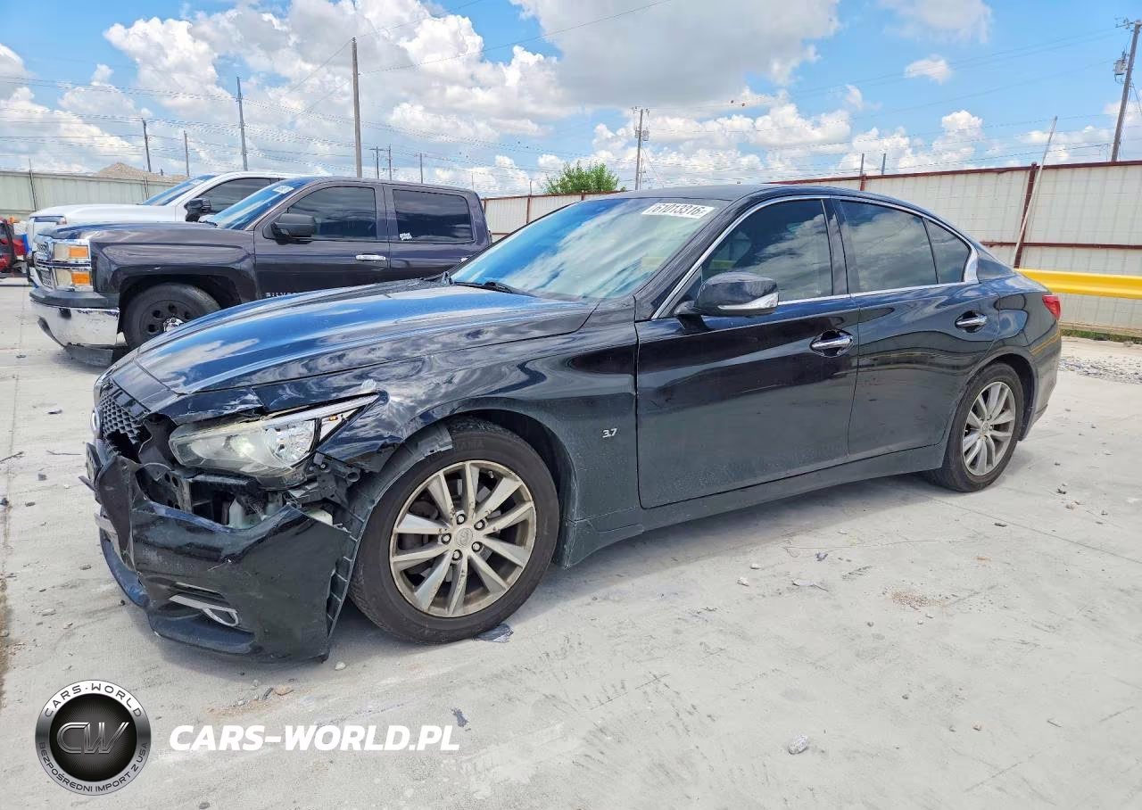 2015 Infiniti Q50 VIN:JN1BV7ARXFM405125 - 1