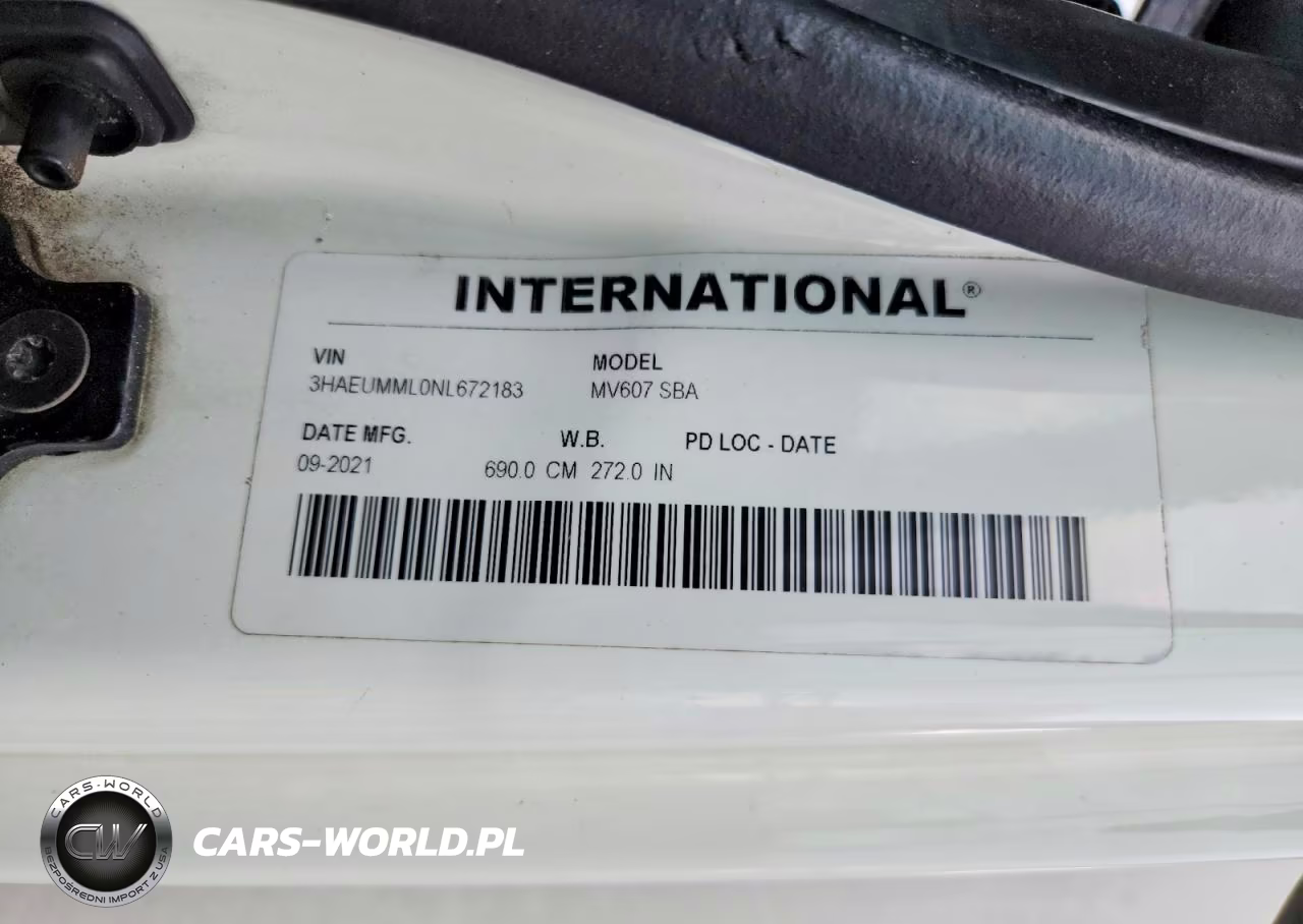2022 International Mv607 Box Truck VIN:3HAEUMML0NL672183 - 12