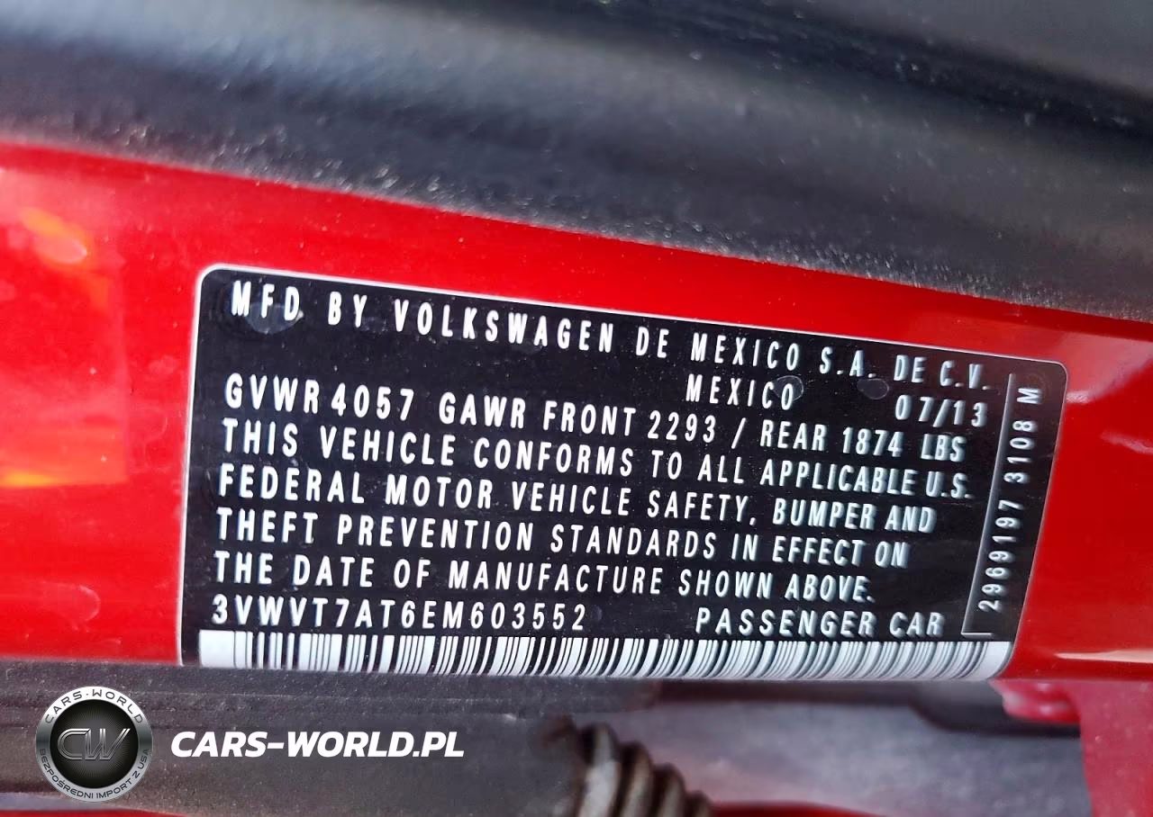 2014 Volkswagen Beetle Turbo VIN:3VWVT7AT6EM603552 - 12