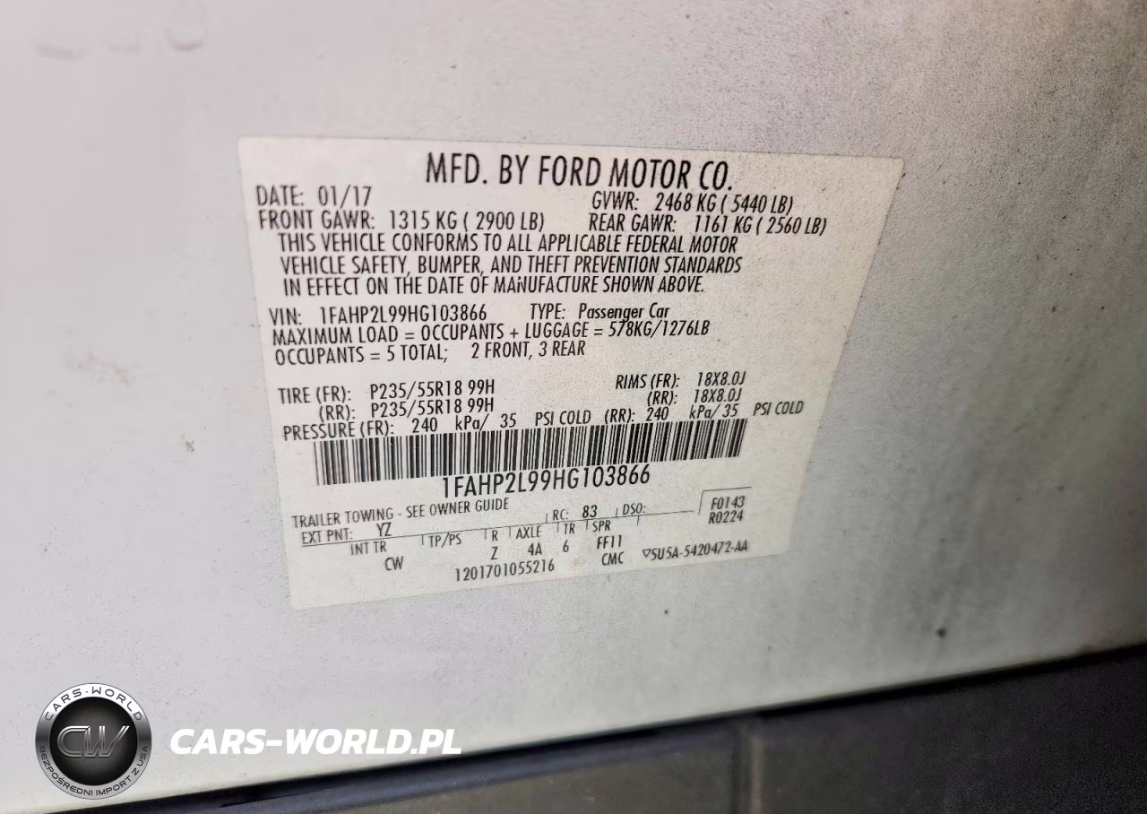 2017 Ford Taurus Police Interceptor VIN:1FAHP2L99HG103866 - 12
