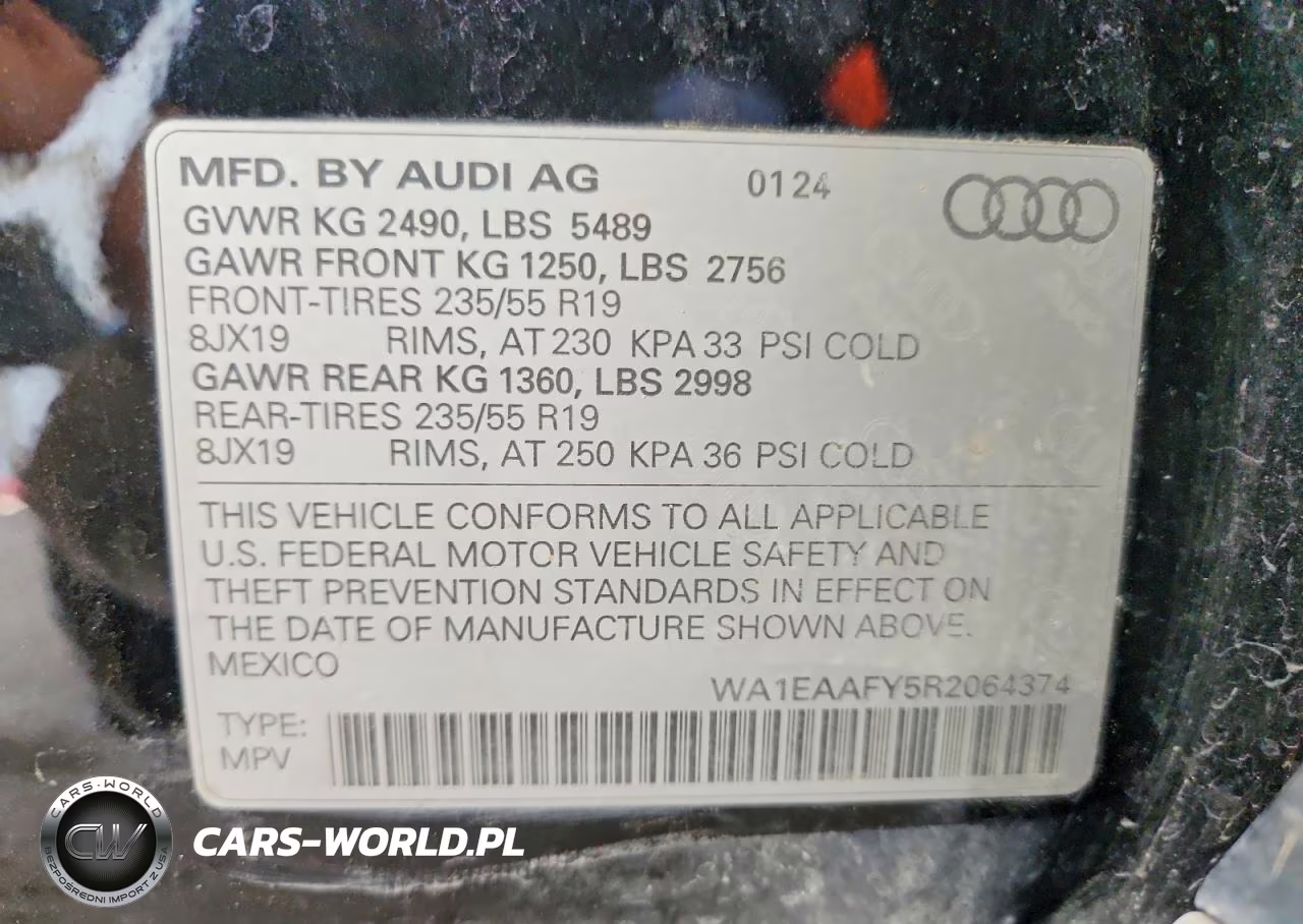 2024 Audi Q5 Premium Plus 45 VIN:WA1EAAFY5R2064374 - 13