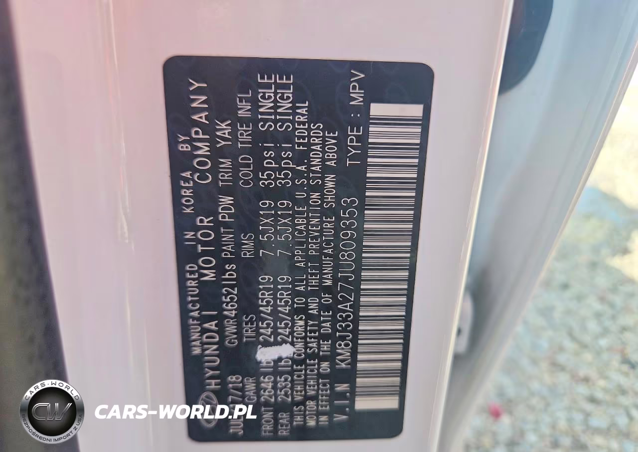 2018 Hyundai Tucson Limited VIN:KM8J33A27JU809353 - 13