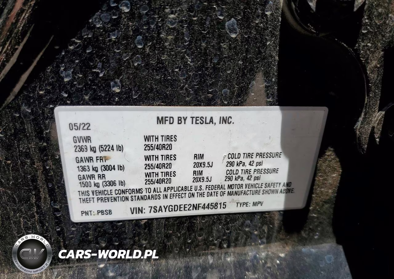 2022 Tesla Model Y VIN:7SAYGDEE2NF445815 - 13