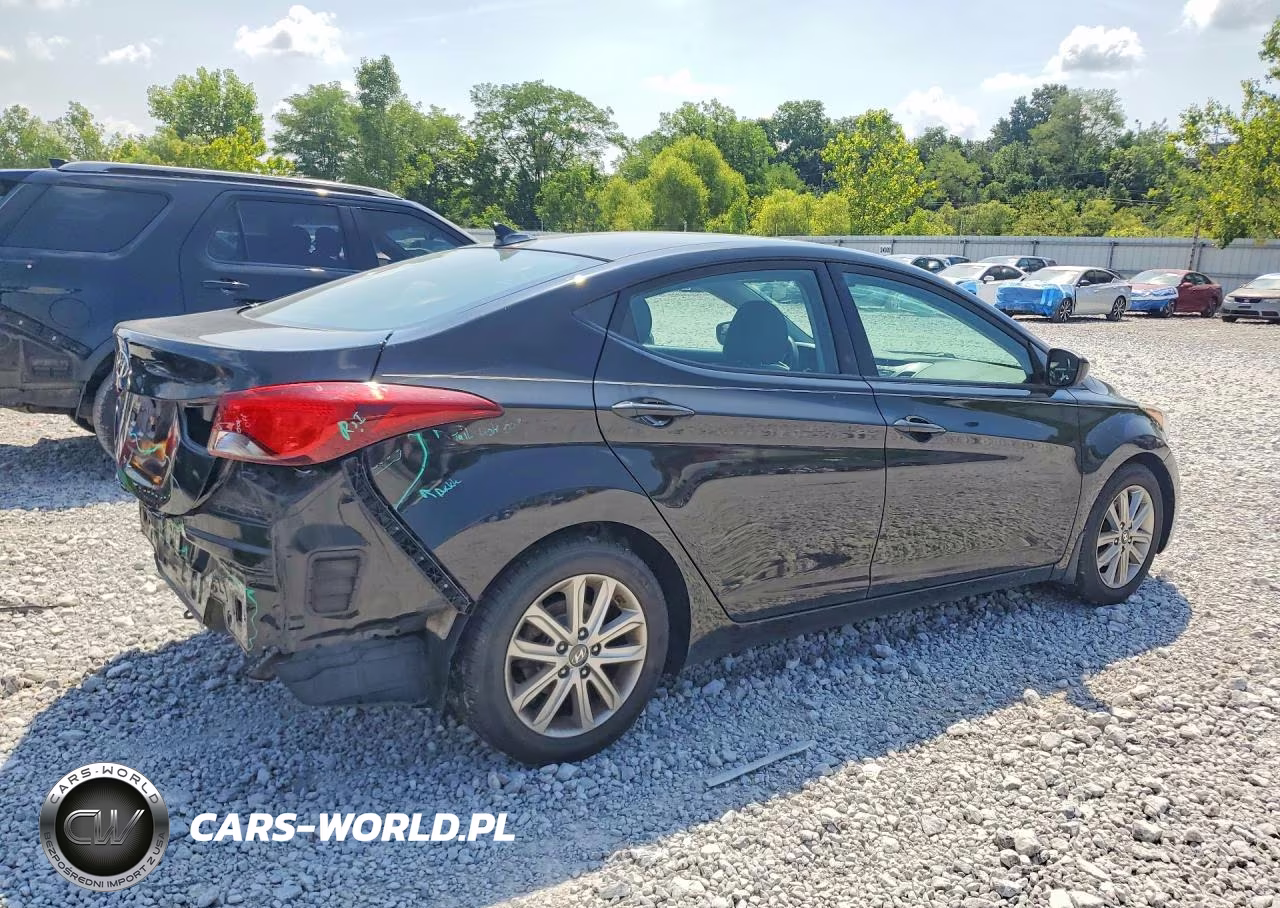 2015 Hyundai Elantra Se VIN:5NPDH4AE0FH560057 - 3