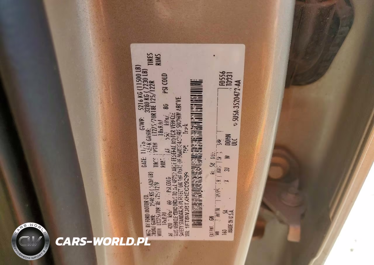 2017 Ford F350 Super Duty VIN:1FT8W3BTXHEC09299 - 12