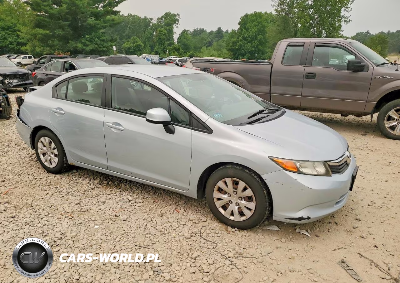 2012 Honda Civic Lx VIN:2HGFB2F59CH592468 - 4