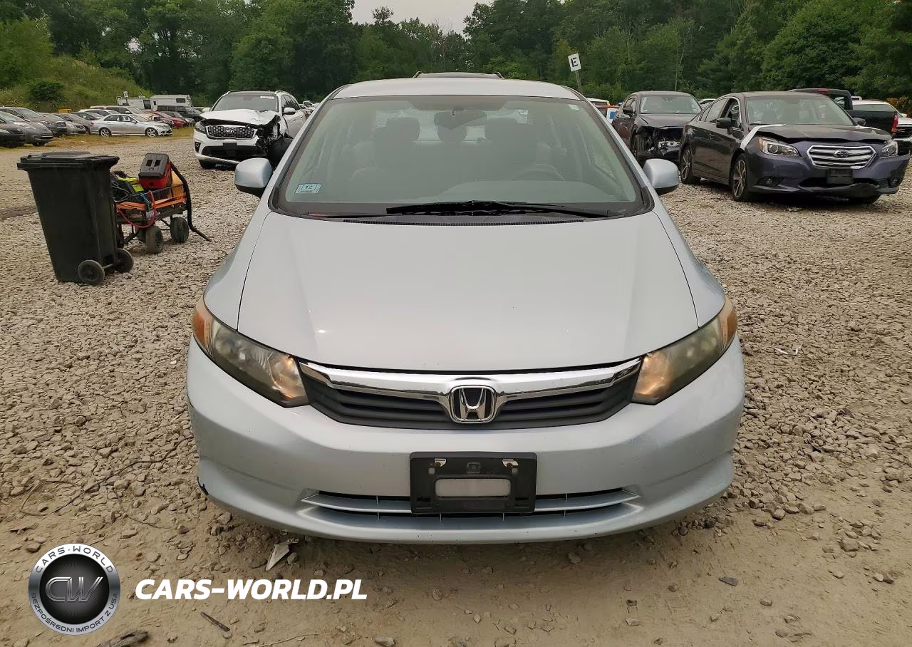2012 Honda Civic Lx VIN:2HGFB2F59CH592468 - 5