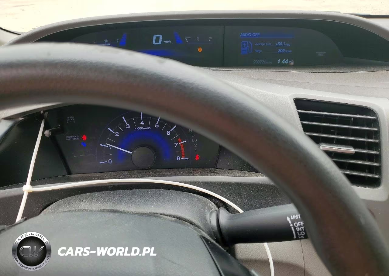 2012 Honda Civic Lx VIN:2HGFB2F59CH592468 - 9
