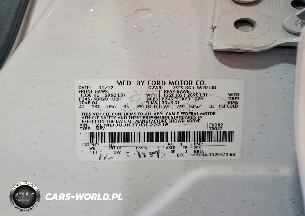 2013 Lincoln Mkx VIN:2LMDJ8JK7DBL22216 - 13
