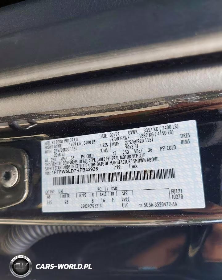 2024 Ford F150 Lariat VIN:1FTFW5LD7RFB42926 - 13