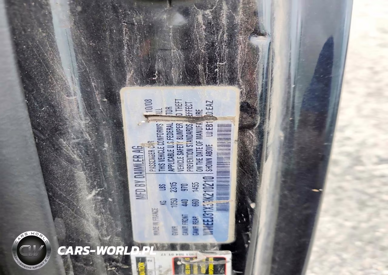2009 Smart Fortwo Pure VIN:WMEEJ31X39K210210 - 12