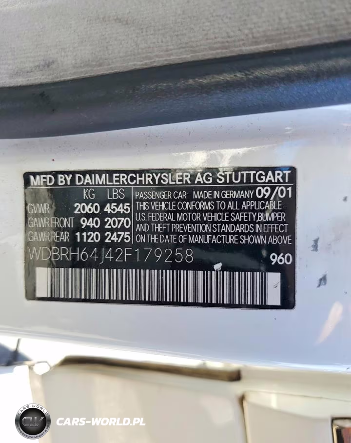 2002 Mercedes-Benz C 320 VIN:WDBRH64J42F179258 - 12