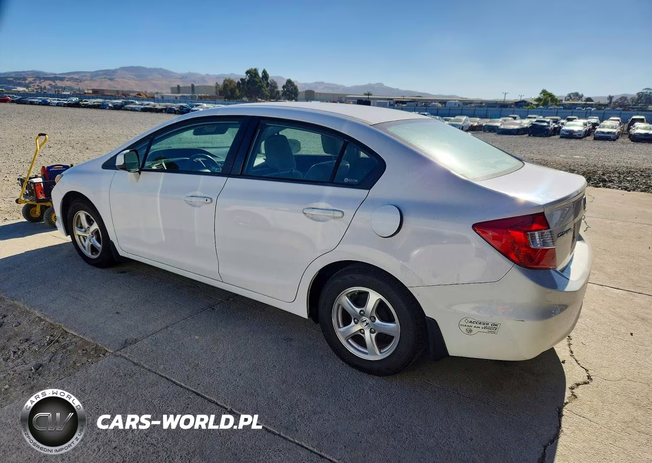 2012 Honda Civic Natural Gas VIN:19XFB5F55CE001046 - 2