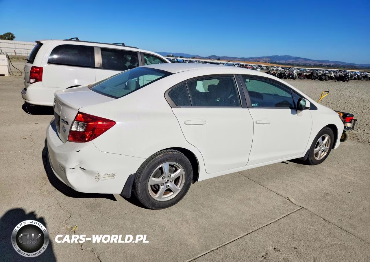 2012 Honda Civic Natural Gas VIN:19XFB5F55CE001046 - 3