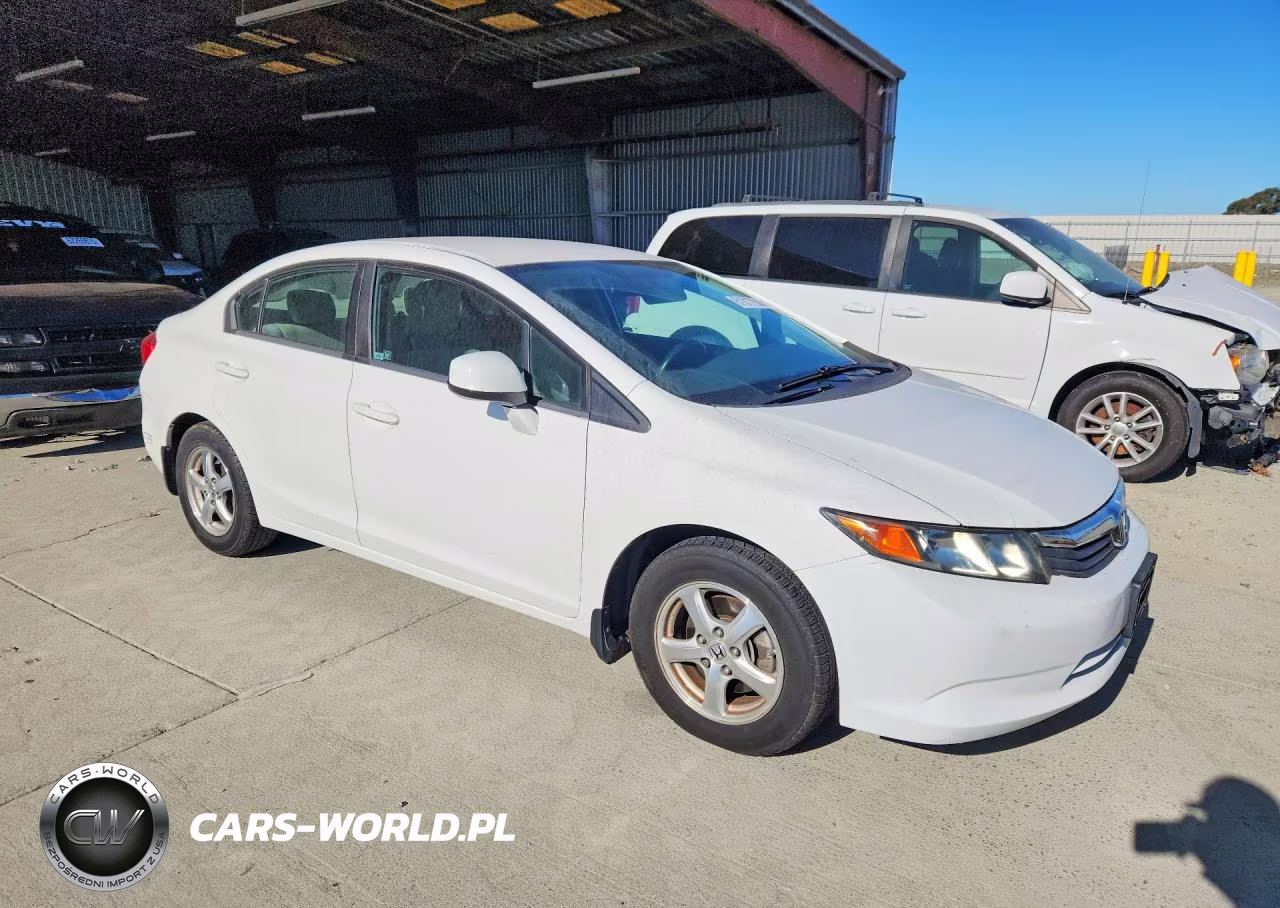 2012 Honda Civic Natural Gas VIN:19XFB5F55CE001046 - 4