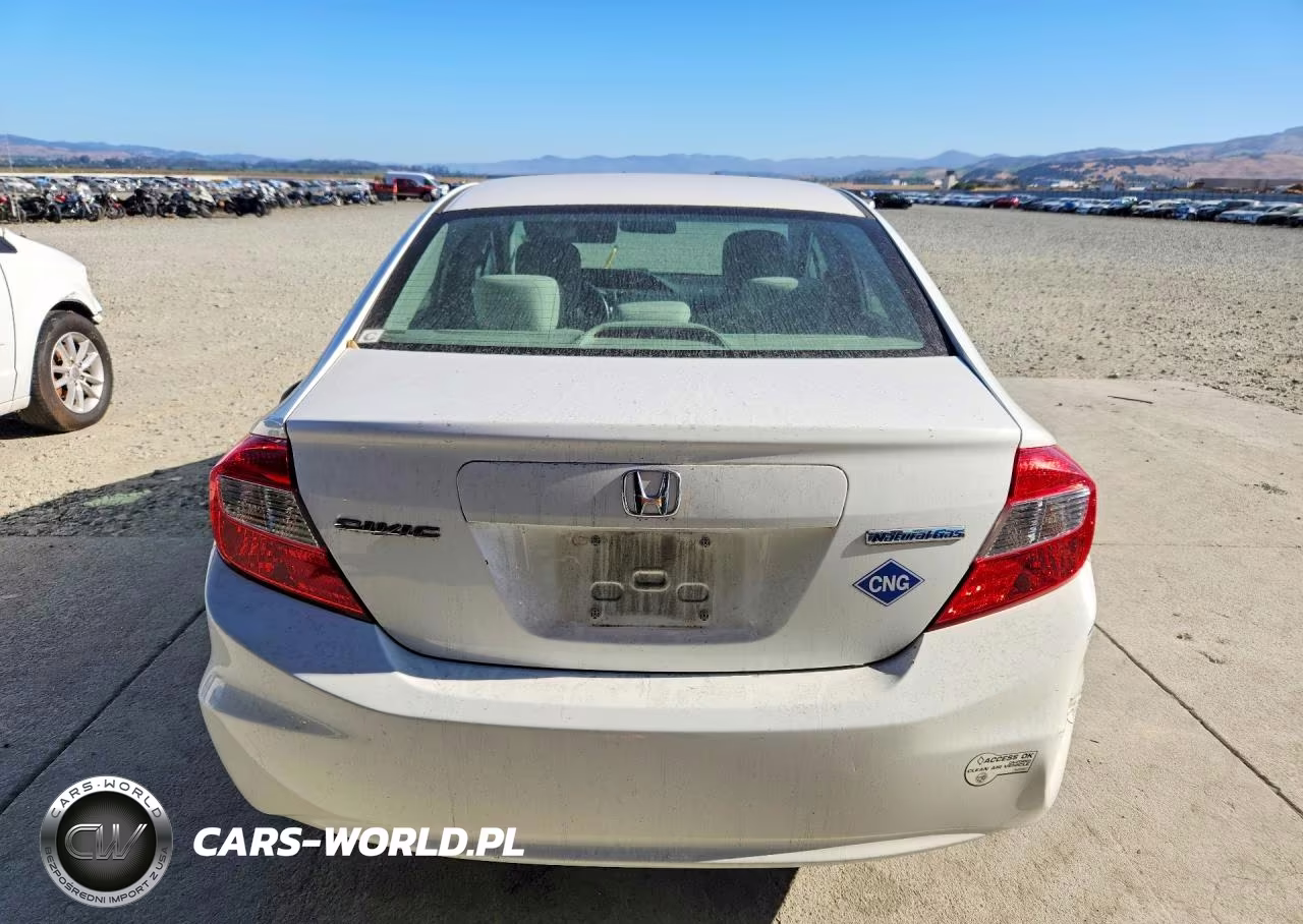 2012 Honda Civic Natural Gas VIN:19XFB5F55CE001046 - 6