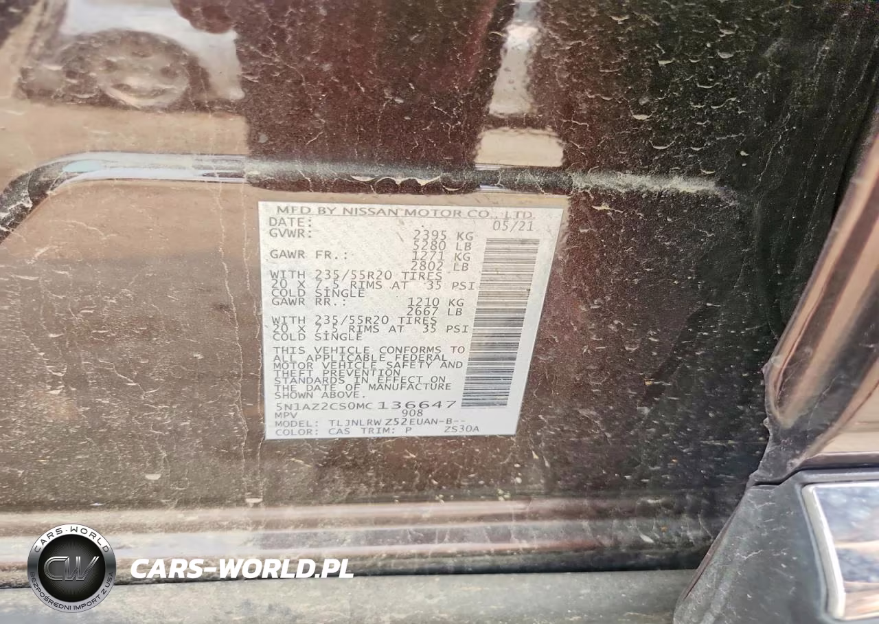 2021 Nissan Murano Sl VIN:5N1AZ2CS0MC136647 - 12