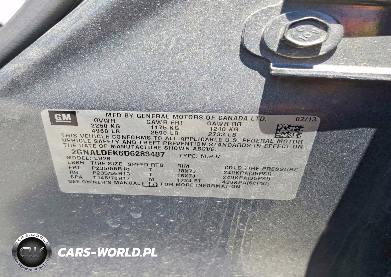 2011 Chevrolet Equinox VIN:2GNALDEK6D6283487 - 13