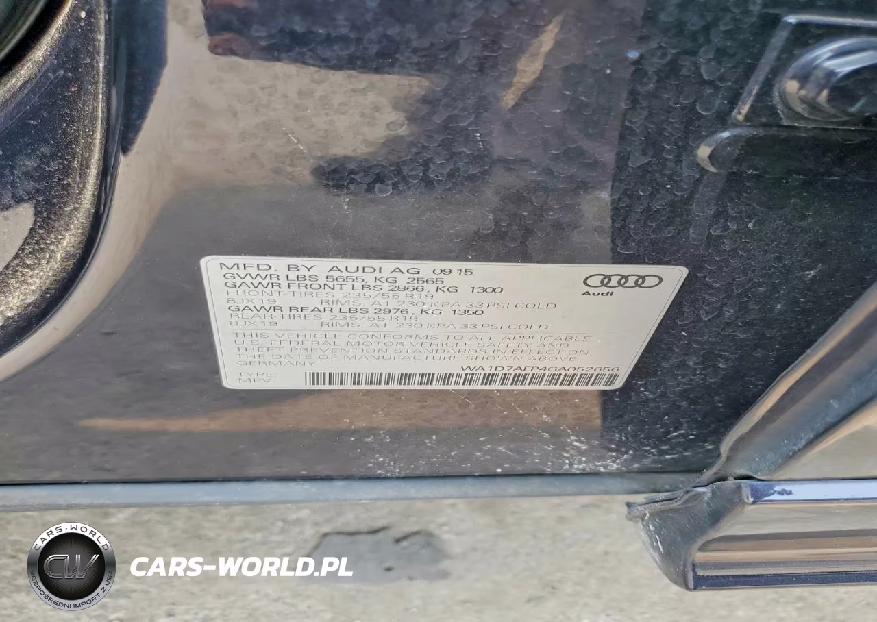 2016 Audi Q5 Premium Plus S-Line VIN:WA1D7AFP4GA052656 - 13