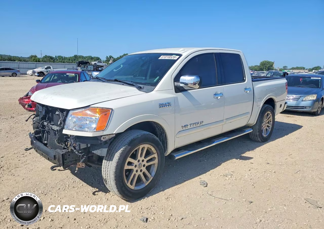 2015 Nissan Titan Sl VIN:1N6BA0EC8FN504099 - 1