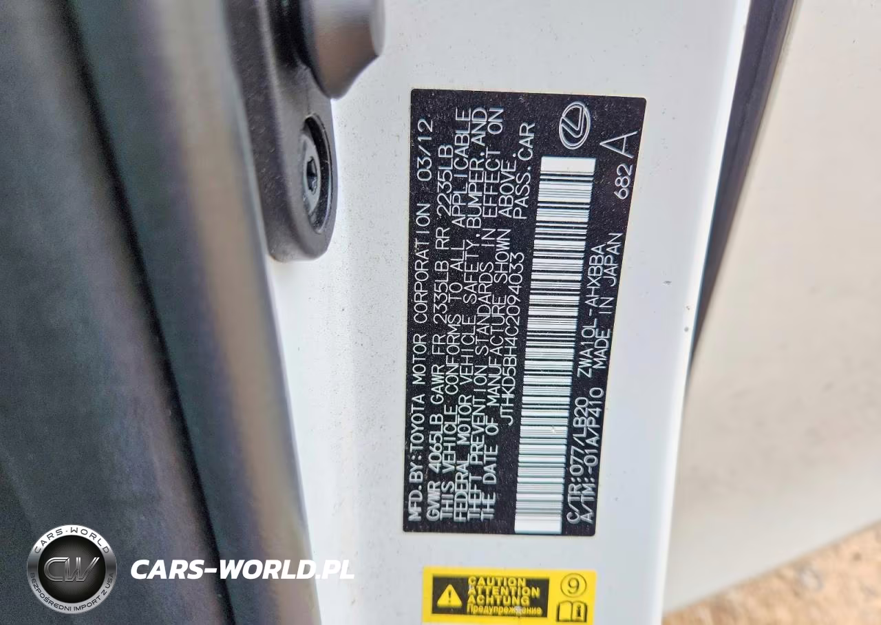 2012 Lexus Ct 200 VIN:JTHKD5BH4C2094033 - 13