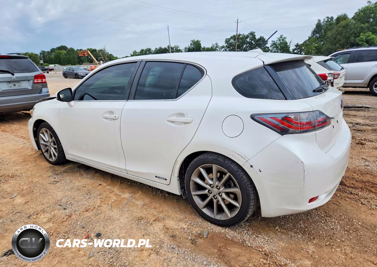 2012 Lexus Ct 200 VIN:JTHKD5BH4C2094033 - 2