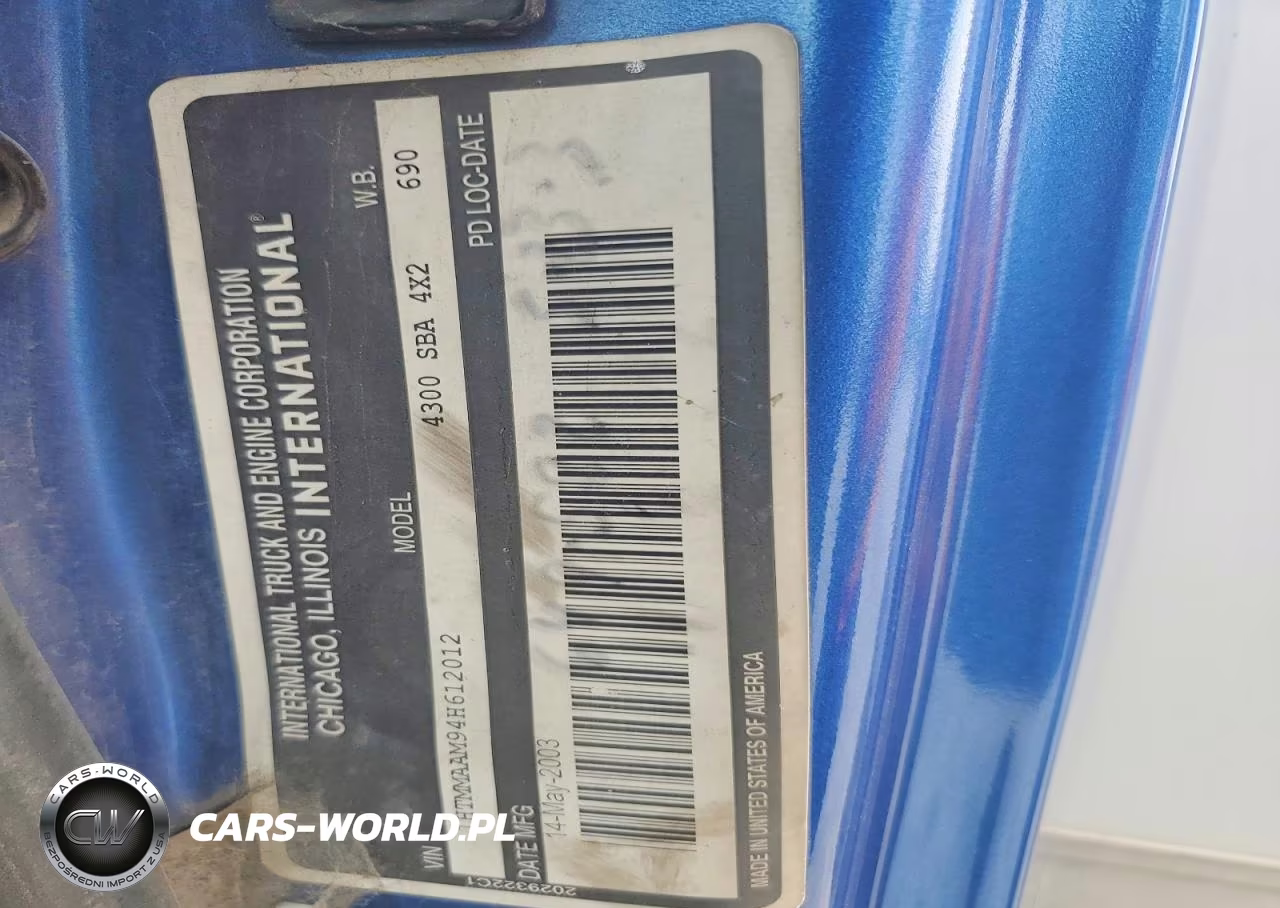 2004 International 4300 Box Truck VIN:1HTMMAAM94H612012 - 13