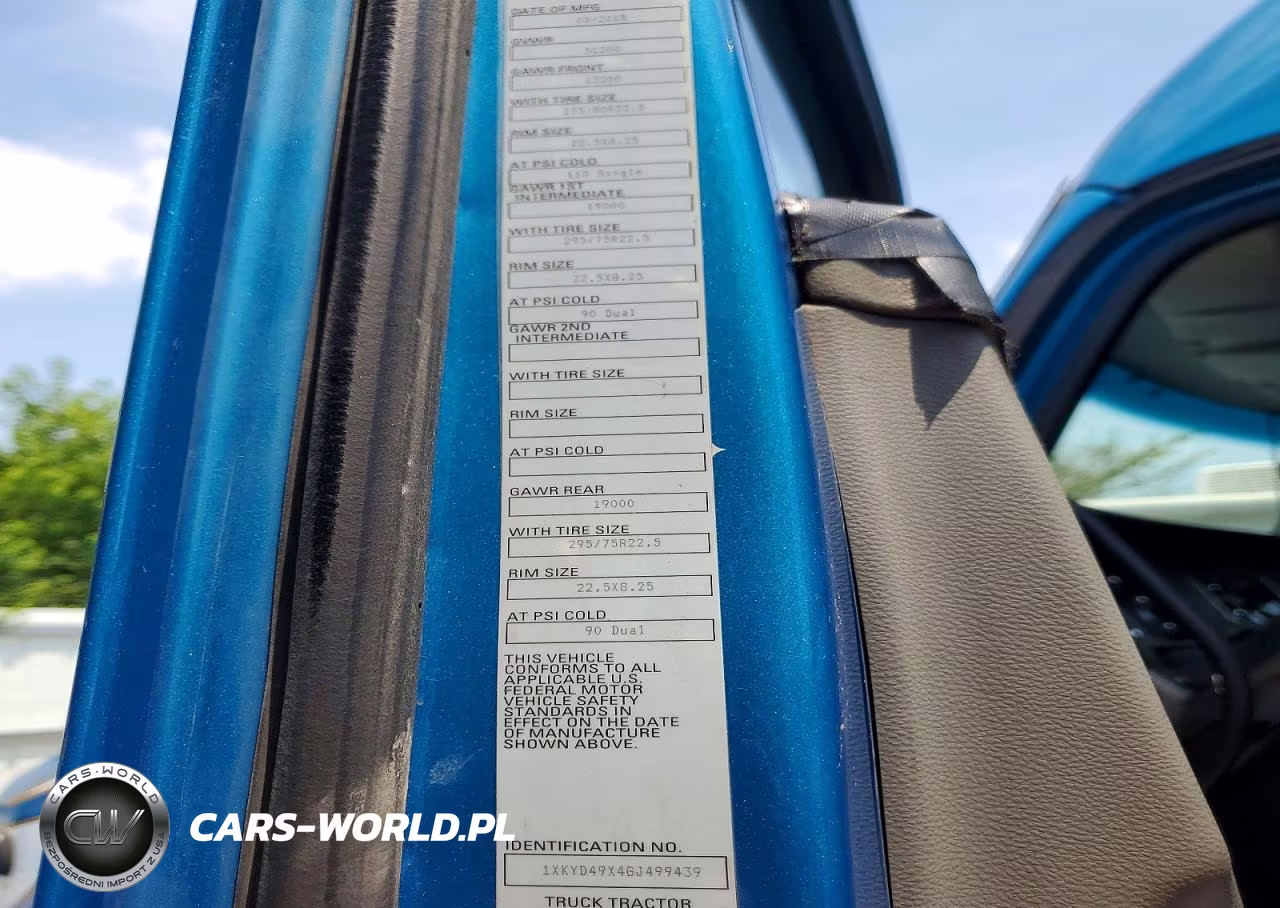 2016 Kenworth Construction T680 VIN:1XKYD49X4GJ499439 - 12